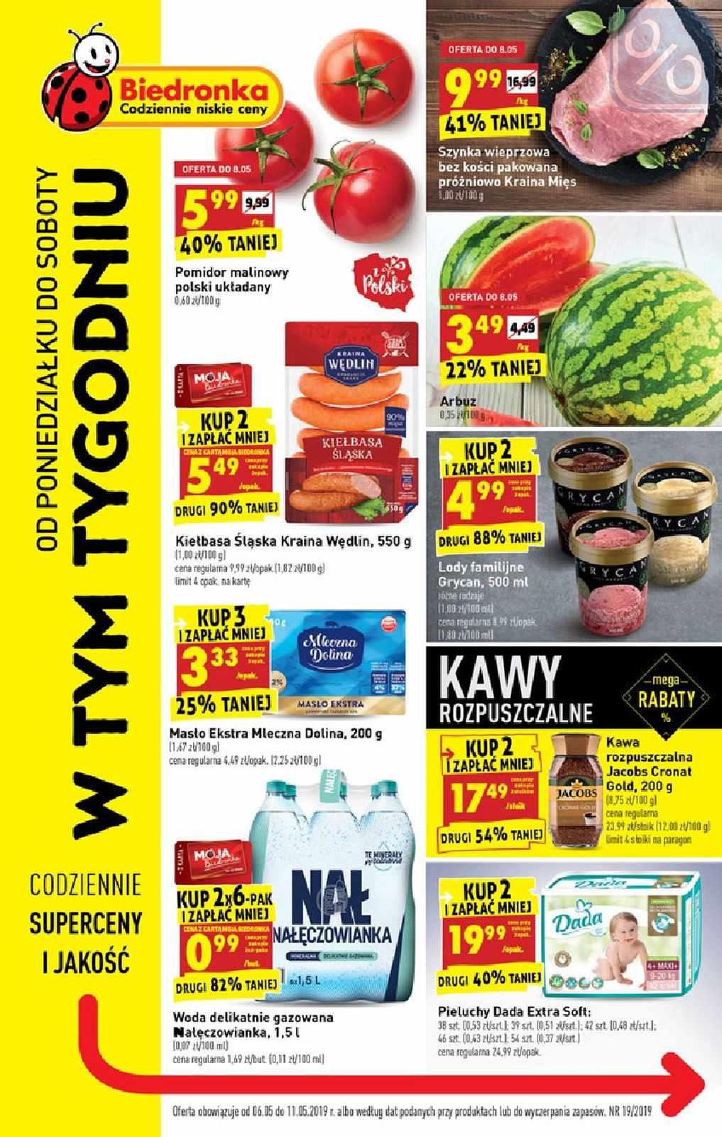 Gazetka promocyjna Biedronka str. 1