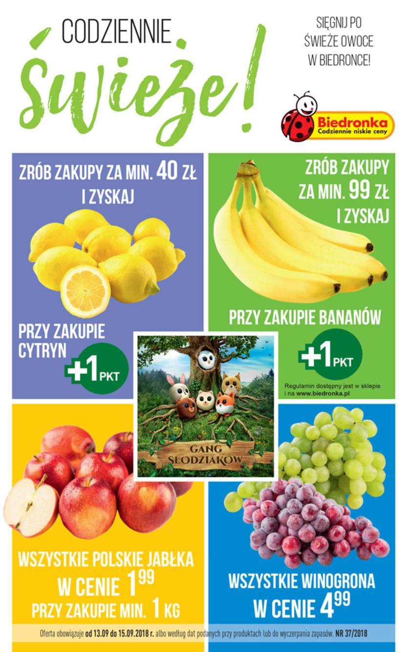 Gazetka promocyjna Biedronka str. 1