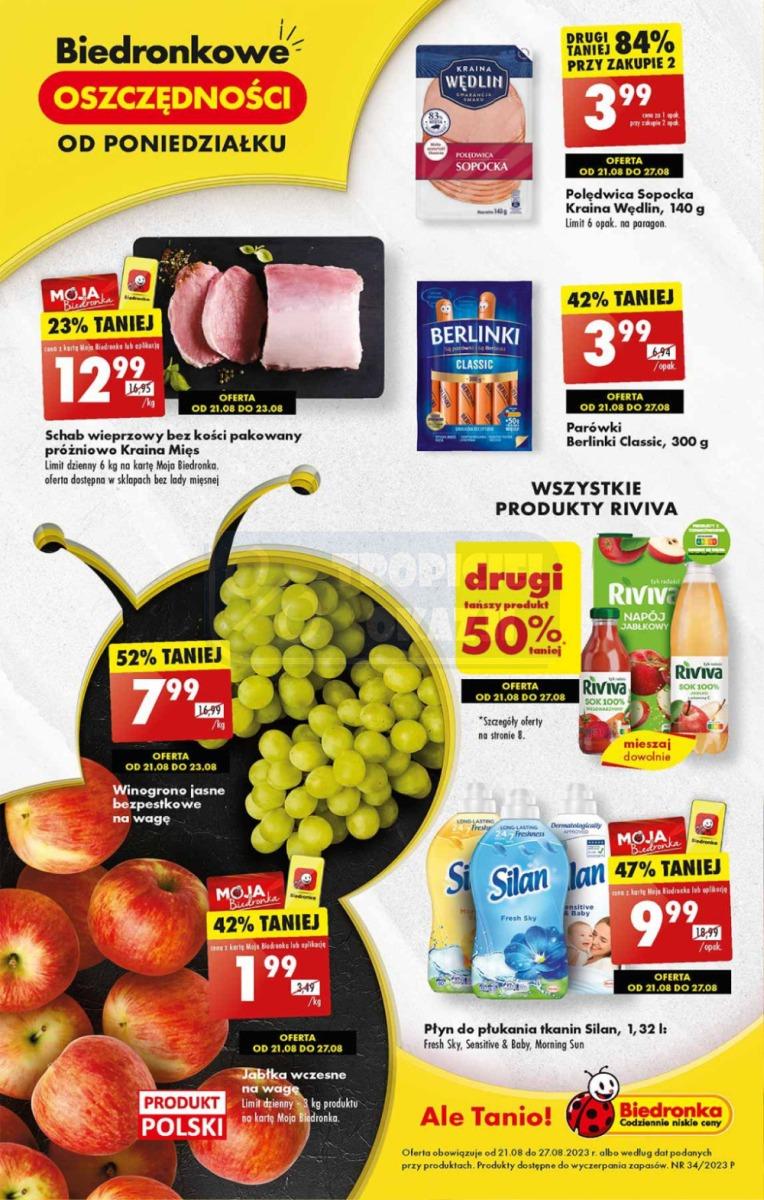 Gazetka promocyjna Biedronka str. 1