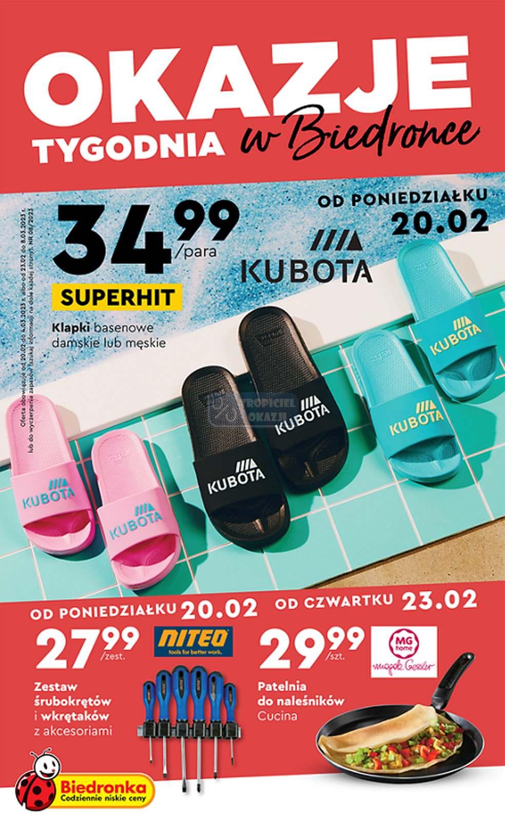 Gazetka promocyjna Biedronka str. 1