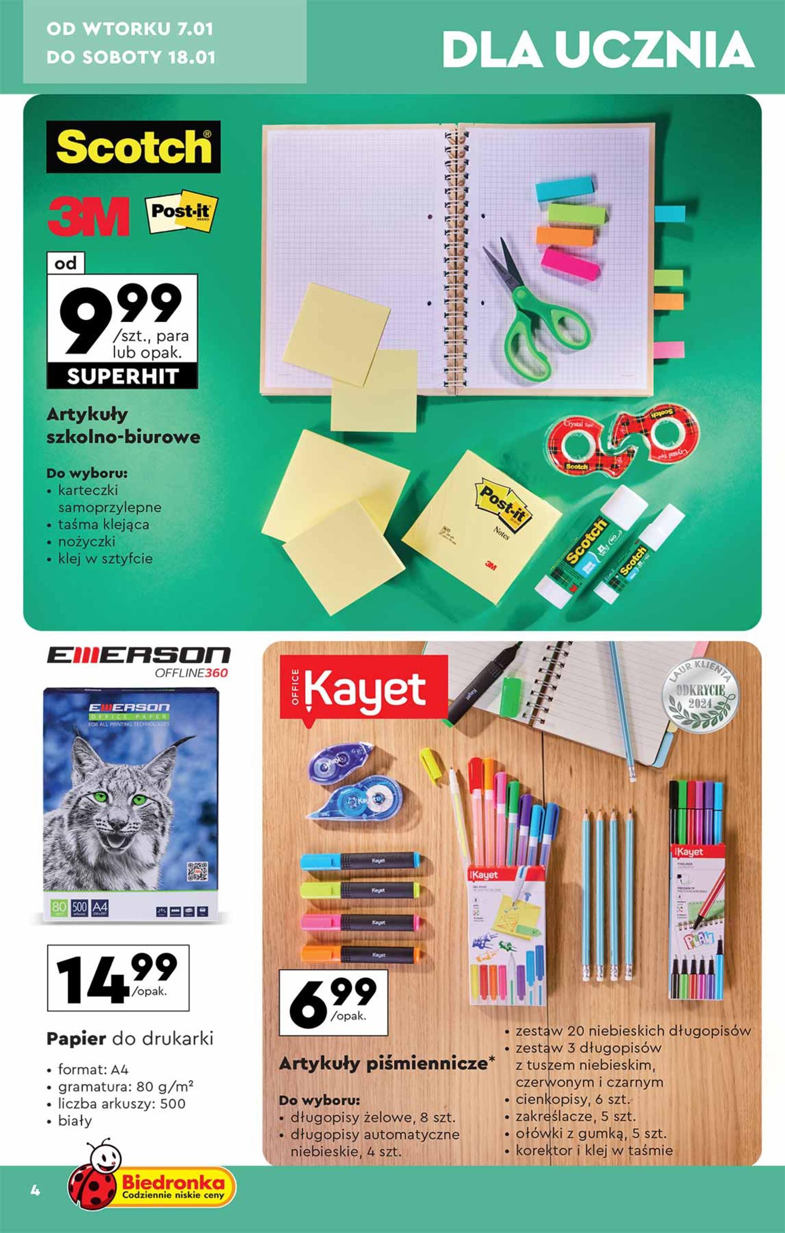 Gazetka promocyjna Biedronka str. 4