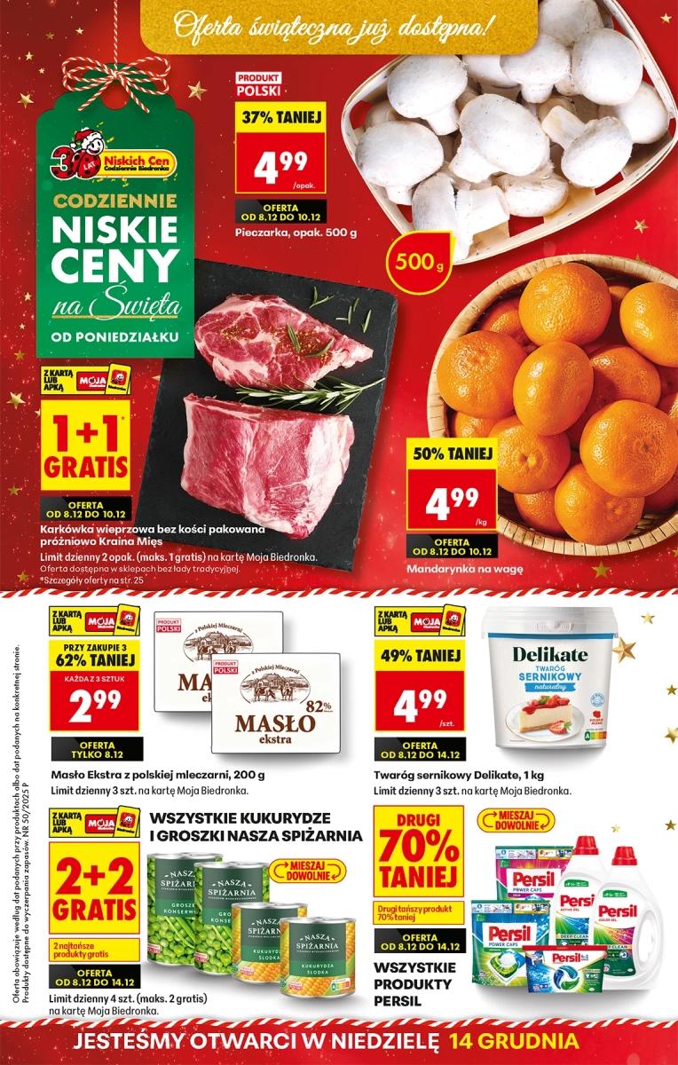 Gazetka promocyjna Biedronka str. 1