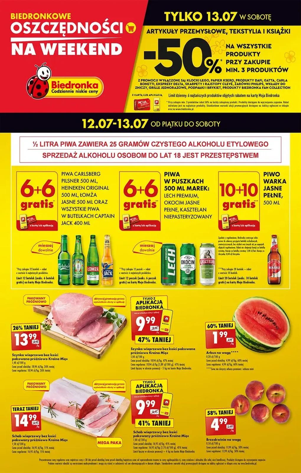 Gazetka promocyjna Biedronka str. 1