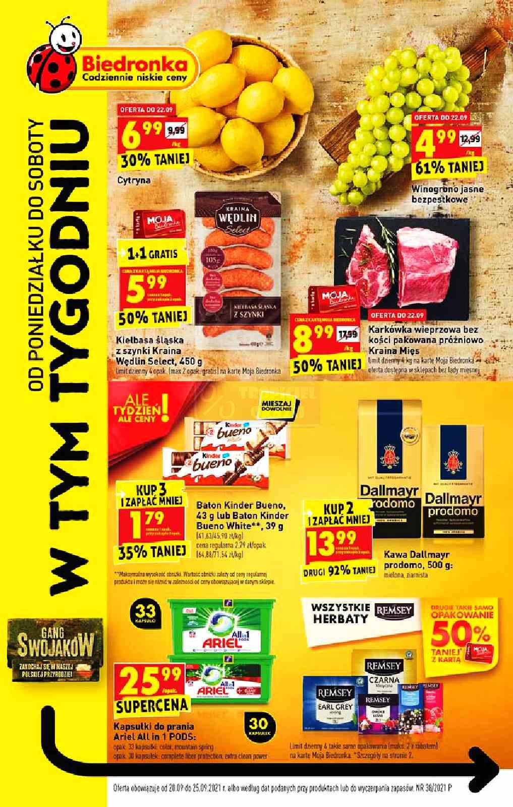 Gazetka promocyjna Biedronka str. 1