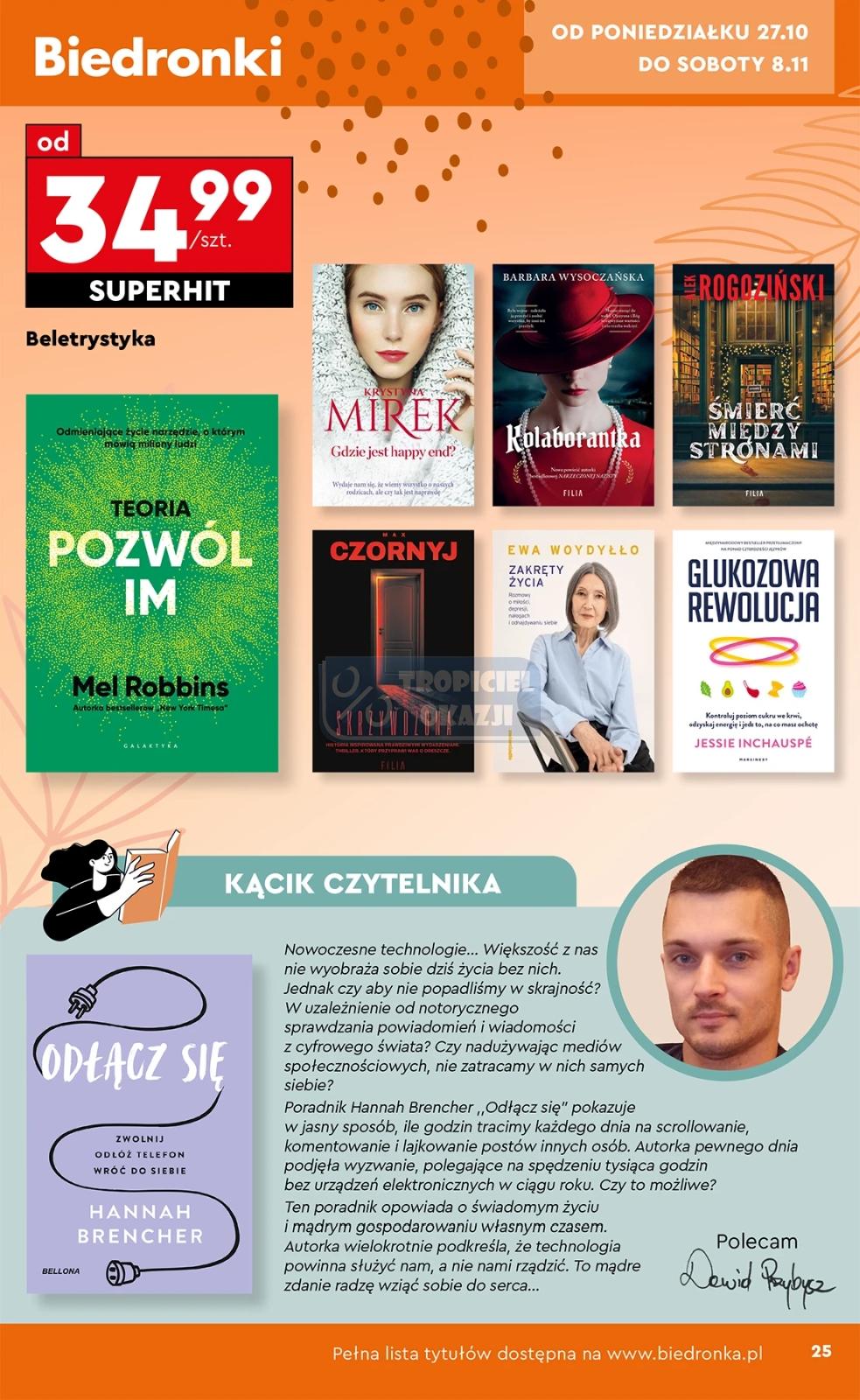 Gazetka promocyjna Biedronka str. 25