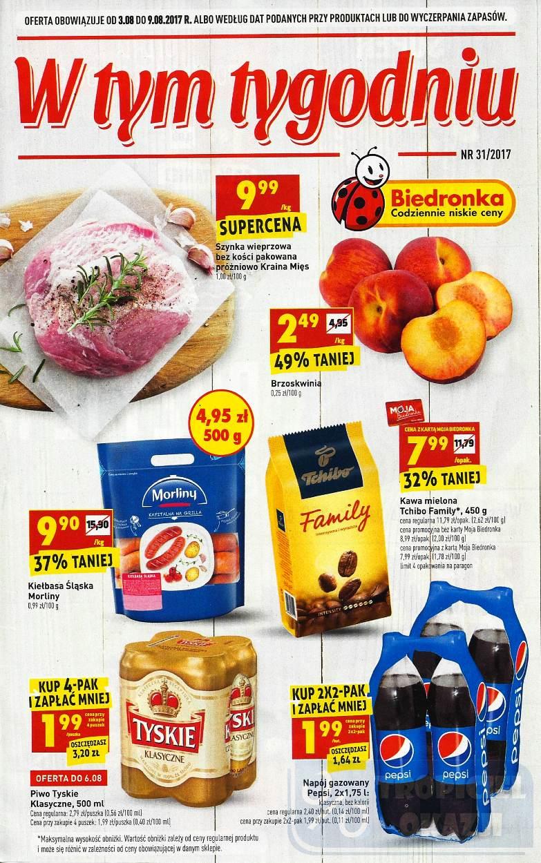 Gazetka promocyjna Biedronka str. 1