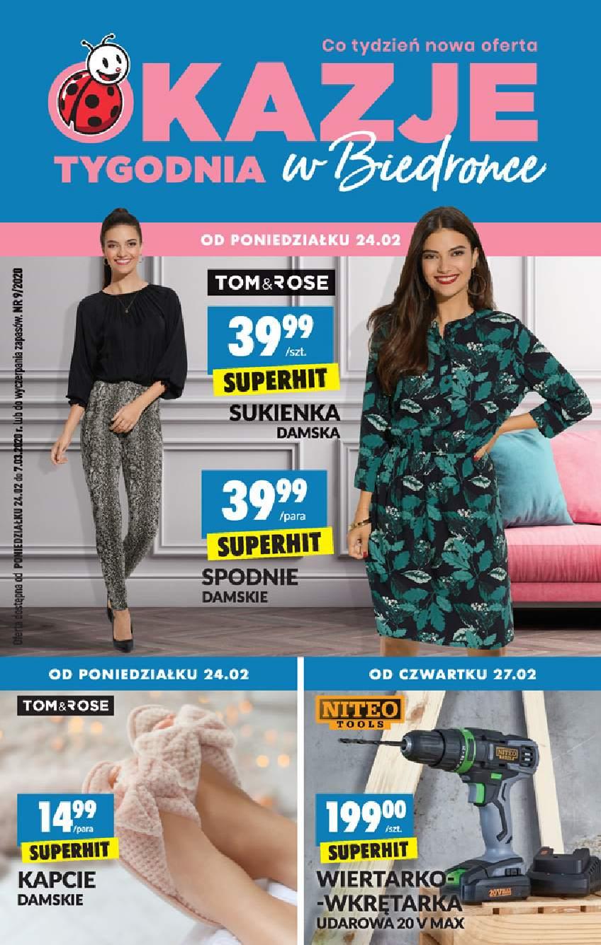 Gazetka promocyjna Biedronka str. 1
