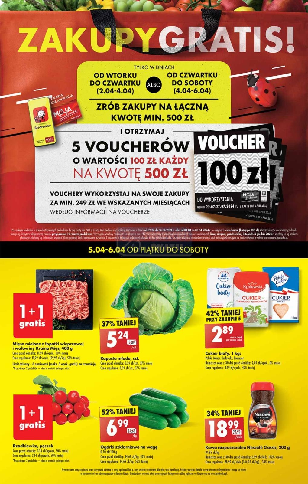 Gazetka promocyjna Biedronka str. 1