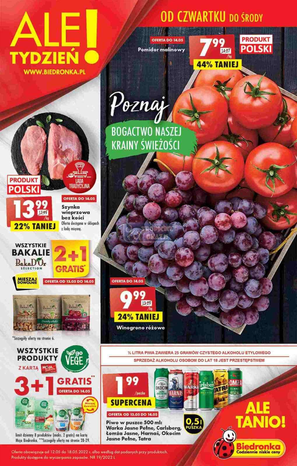 Gazetka promocyjna Biedronka str. 1