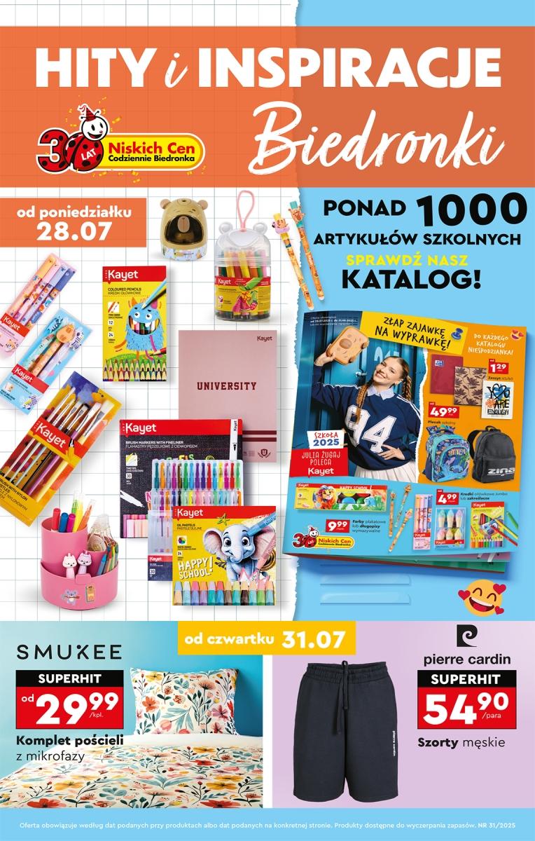 Gazetka promocyjna Biedronka str. 1