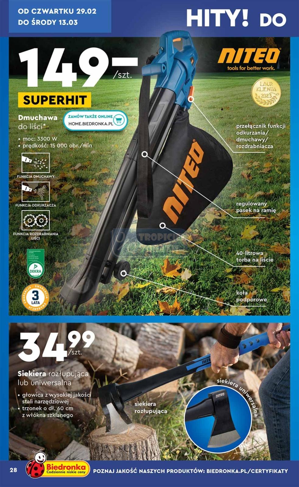 Gazetka promocyjna Biedronka str. 29