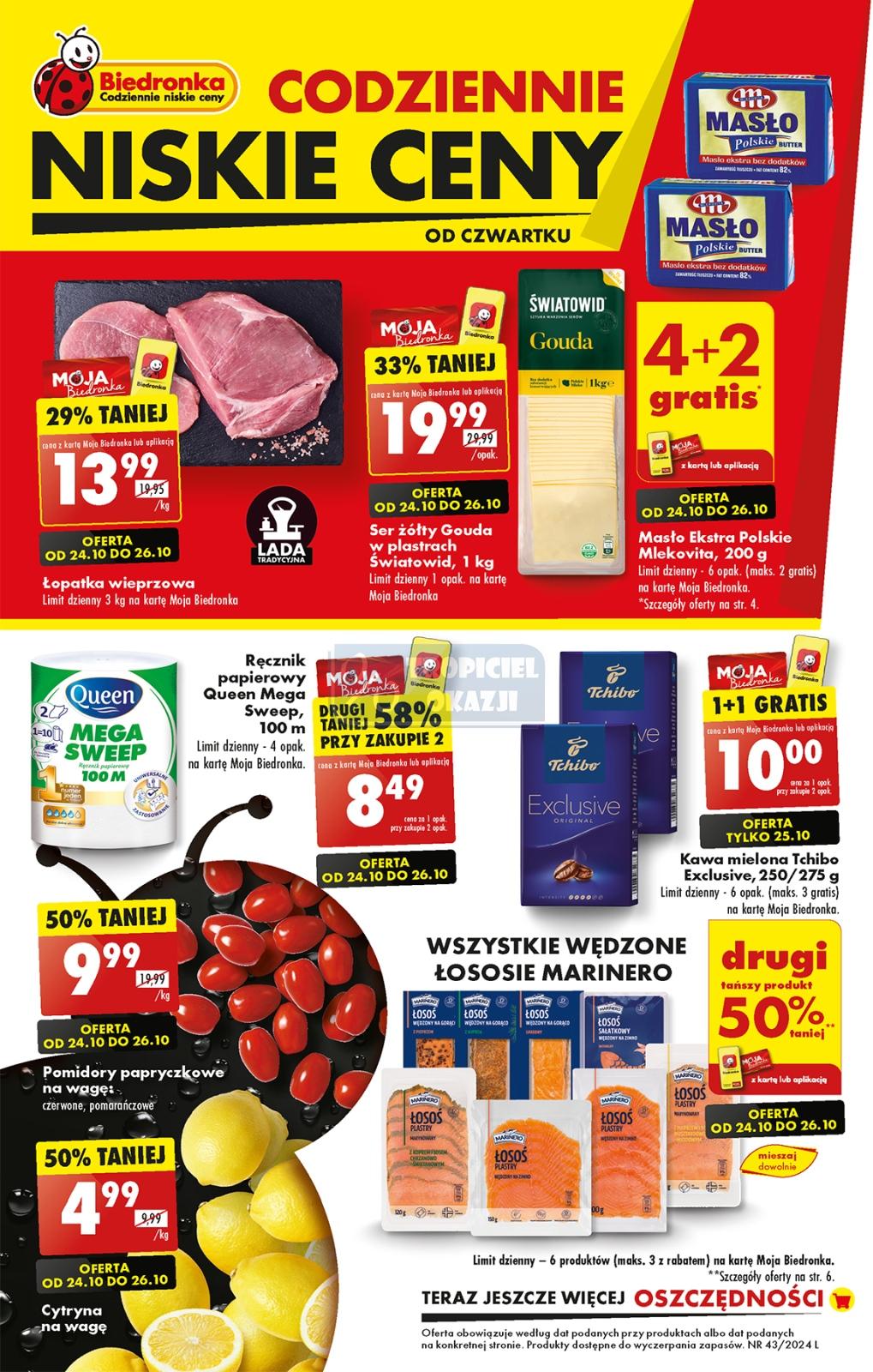 Gazetka promocyjna Biedronka str. 1