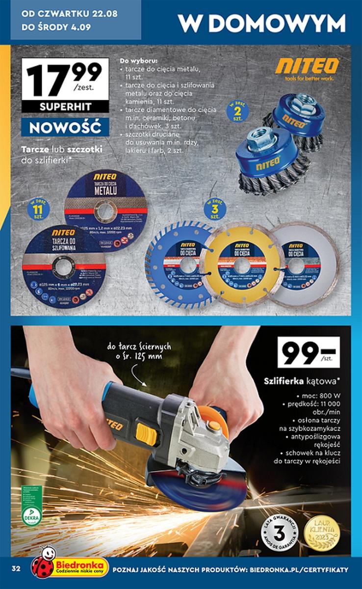 Gazetka promocyjna Biedronka str. 32