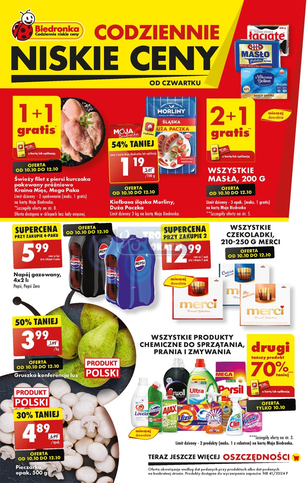 Gazetka promocyjna Biedronka str. 1