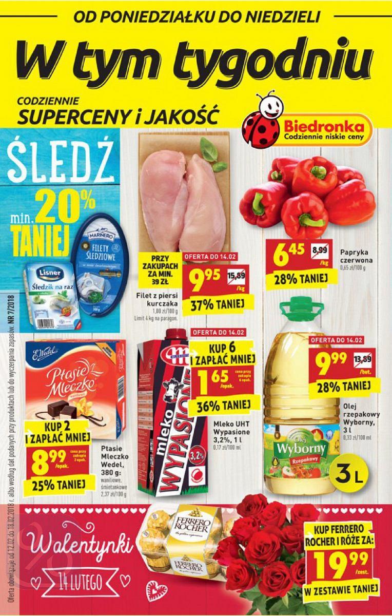 Gazetka promocyjna Biedronka str. 1