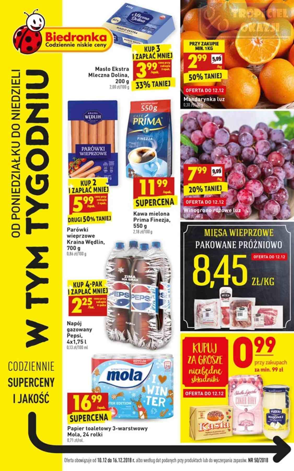 Gazetka promocyjna Biedronka str. 1