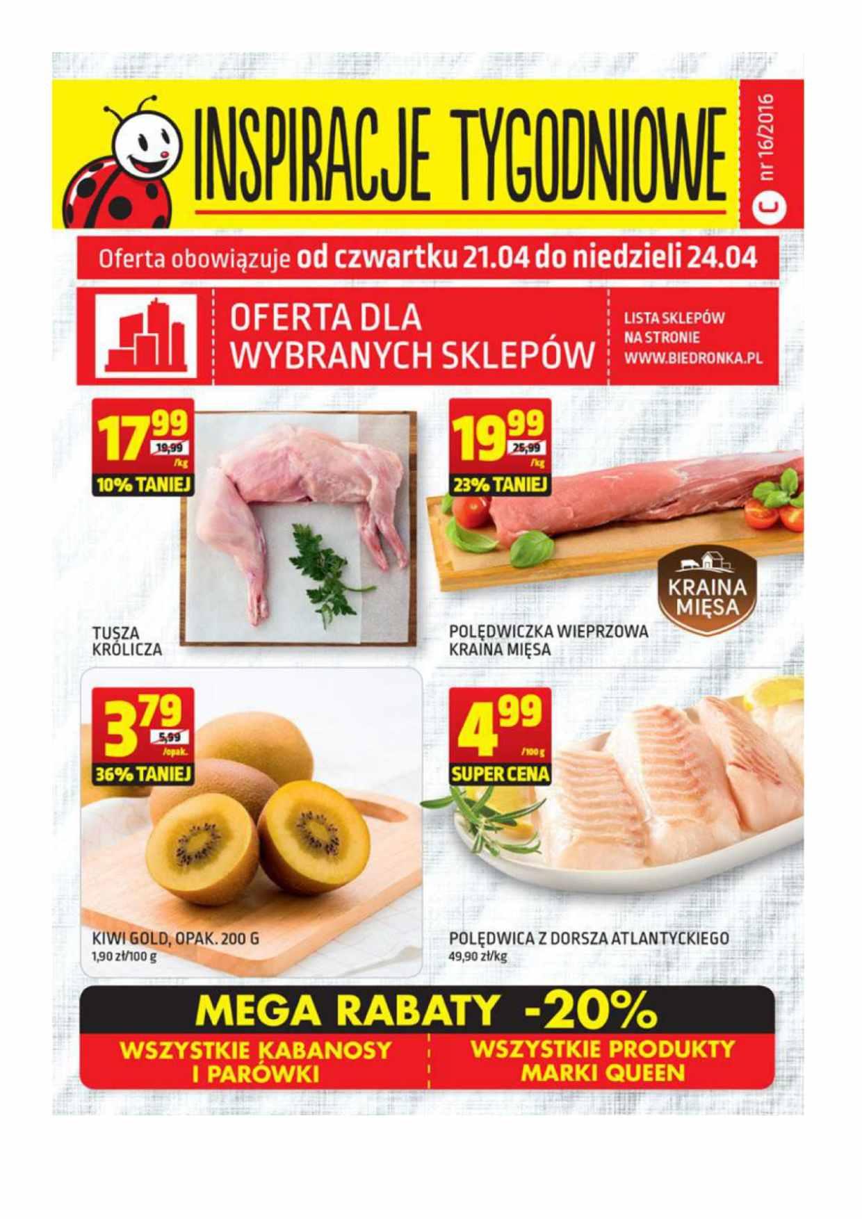 Gazetka promocyjna Biedronka str. 1