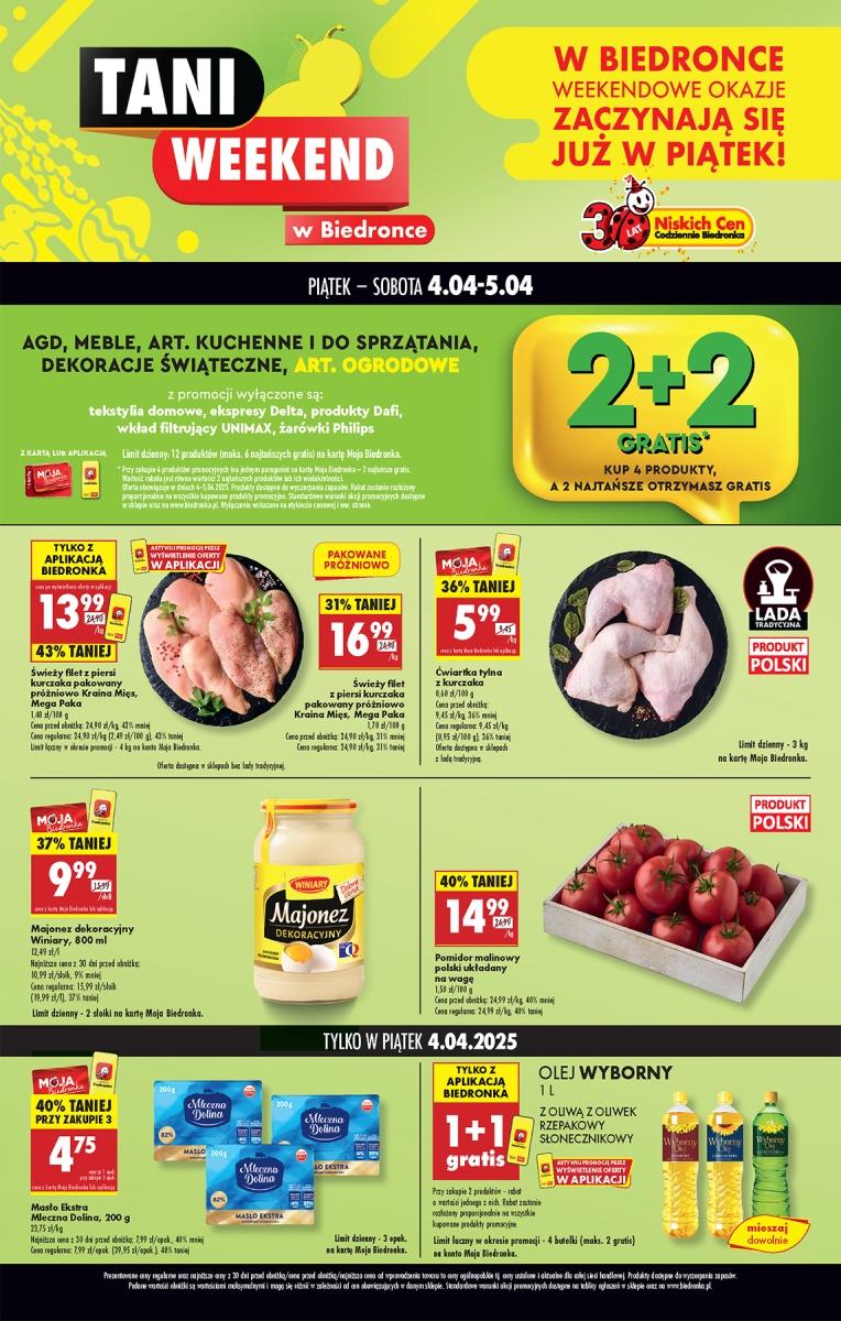 Gazetka promocyjna Biedronka str. 1