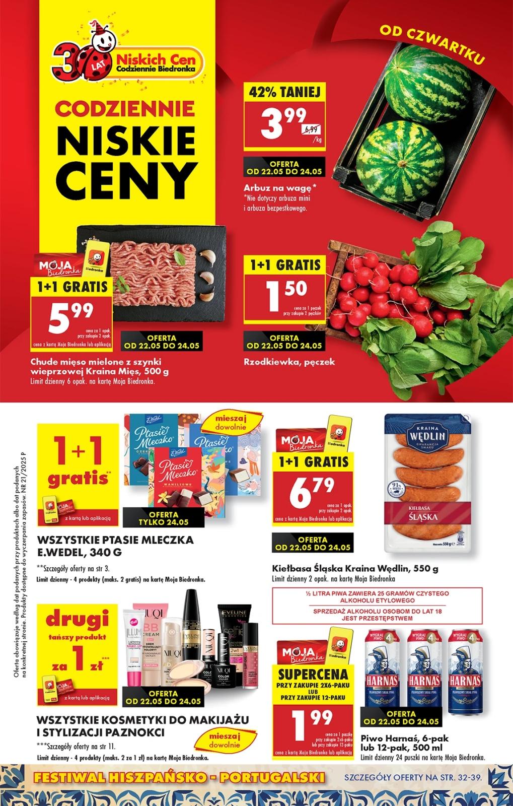 Gazetka promocyjna Biedronka str. 1