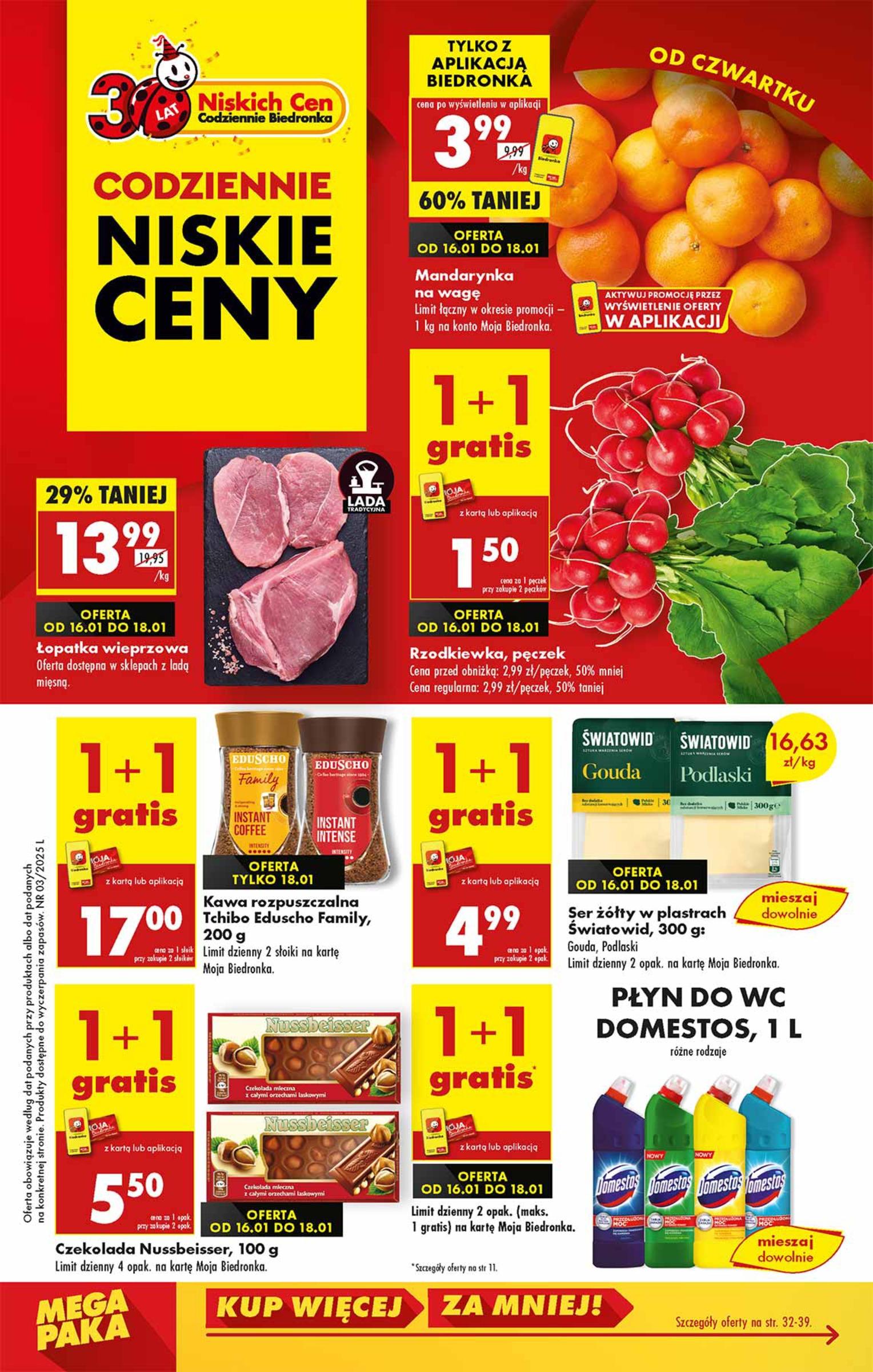 Gazetka promocyjna Biedronka str. 1