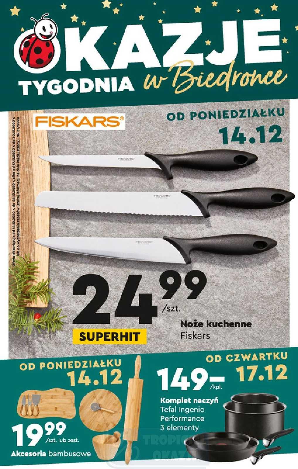 Gazetka promocyjna Biedronka str. 1
