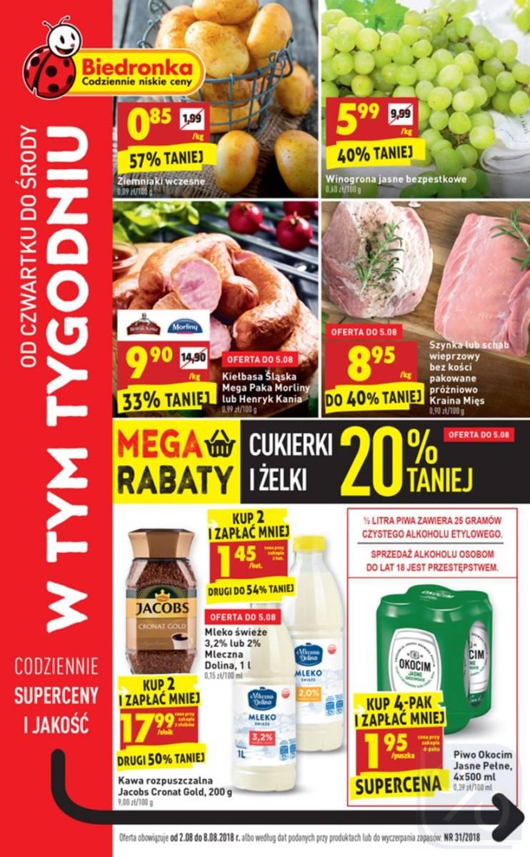 Gazetka promocyjna Biedronka str. 1