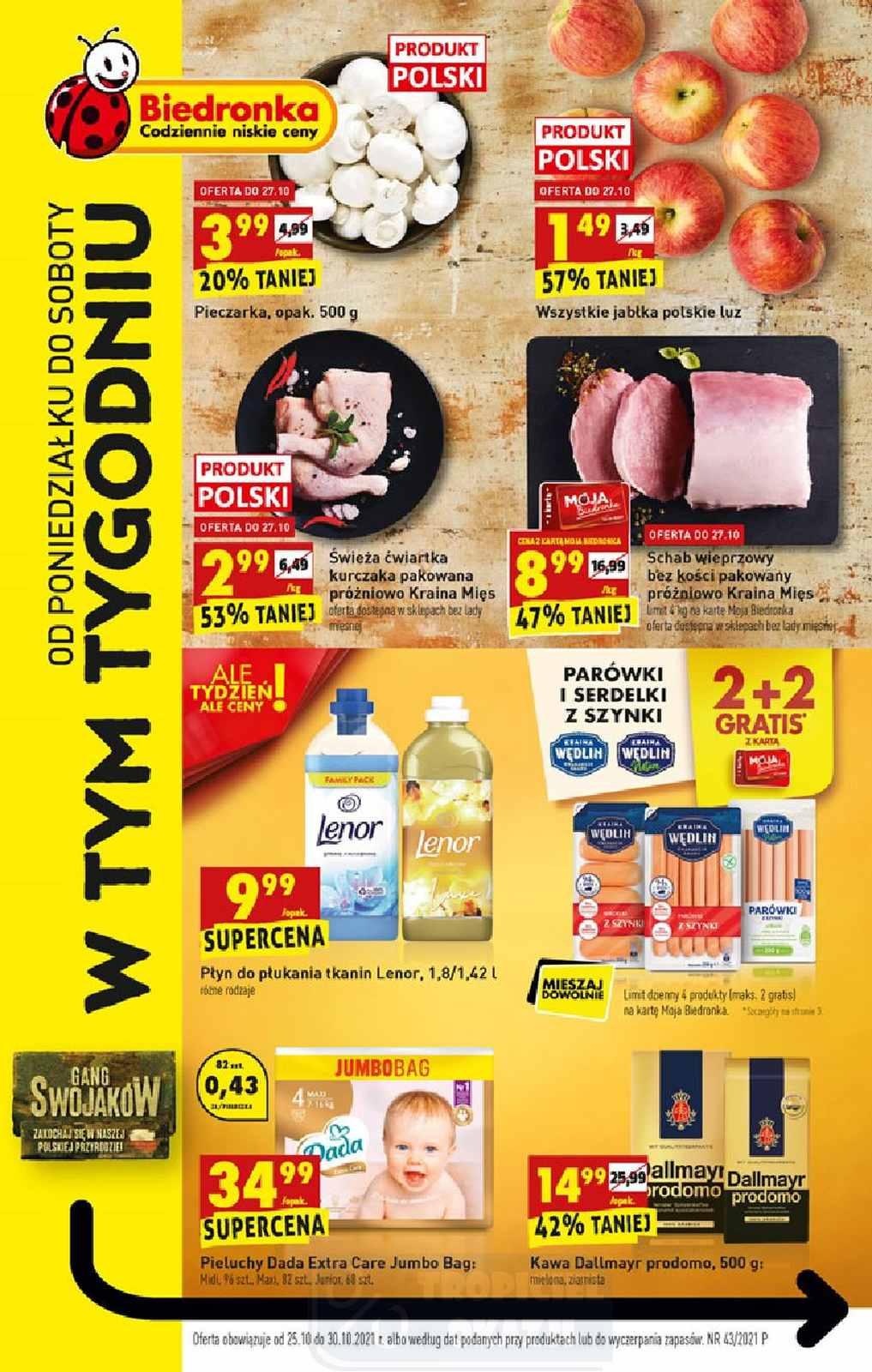 Gazetka promocyjna Biedronka str. 1