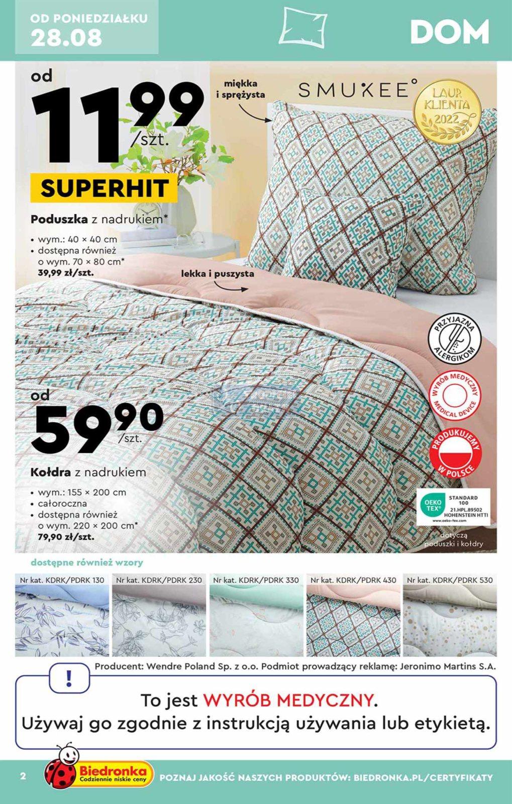 Gazetka promocyjna Biedronka str. 2