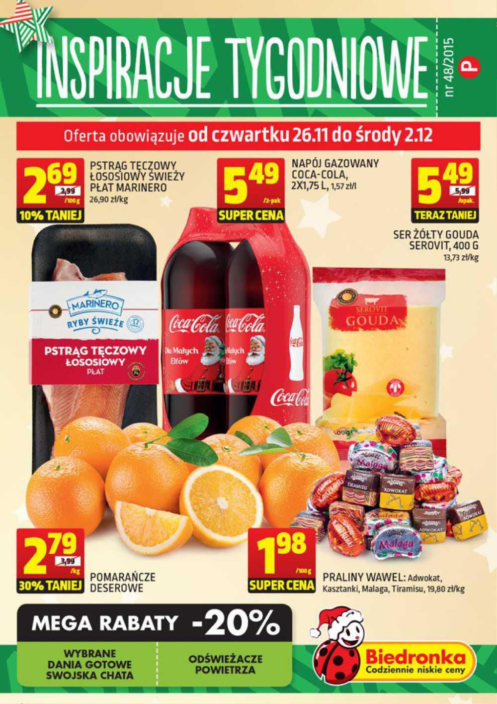 Gazetka promocyjna Biedronka str. 1