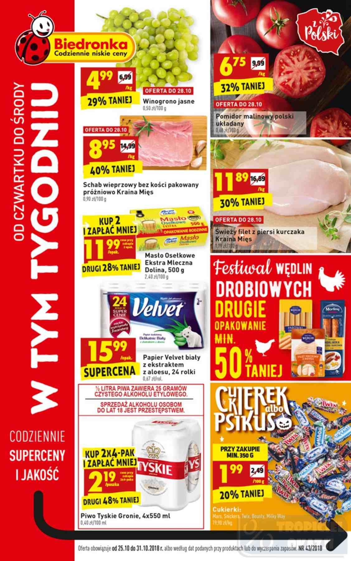 Gazetka promocyjna Biedronka str. 1