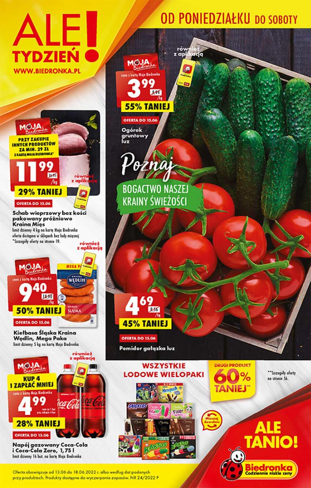 Gazetka promocyjna Biedronka str. 1