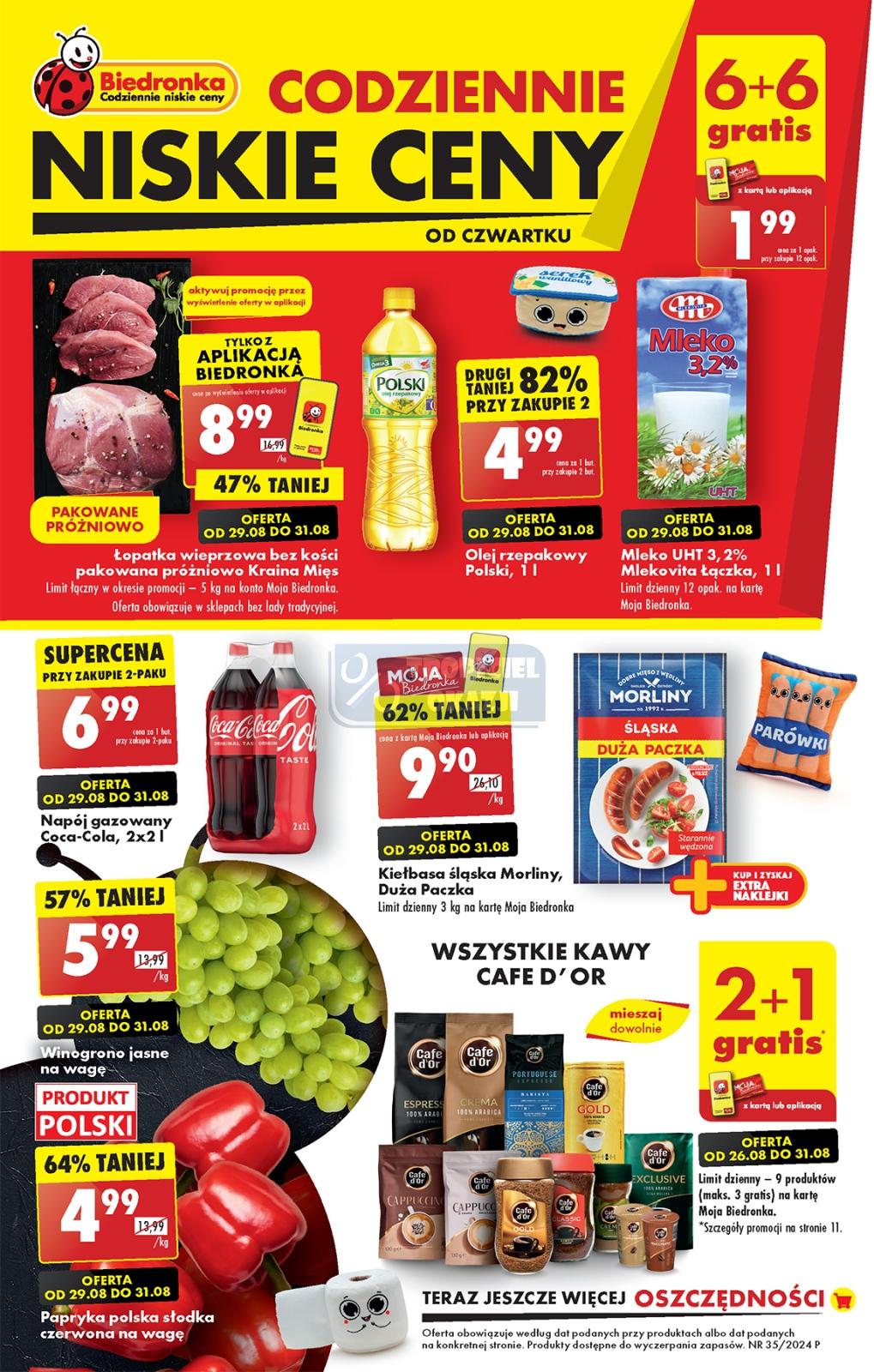 Gazetka promocyjna Biedronka str. 1