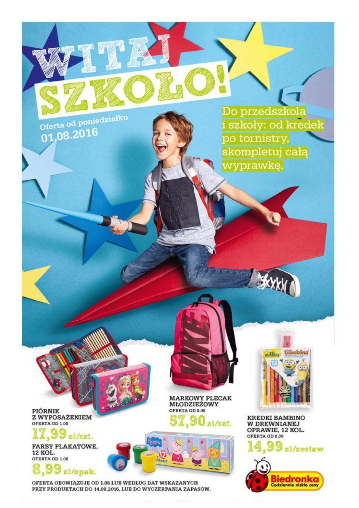 Gazetka promocyjna Biedronka str. 1