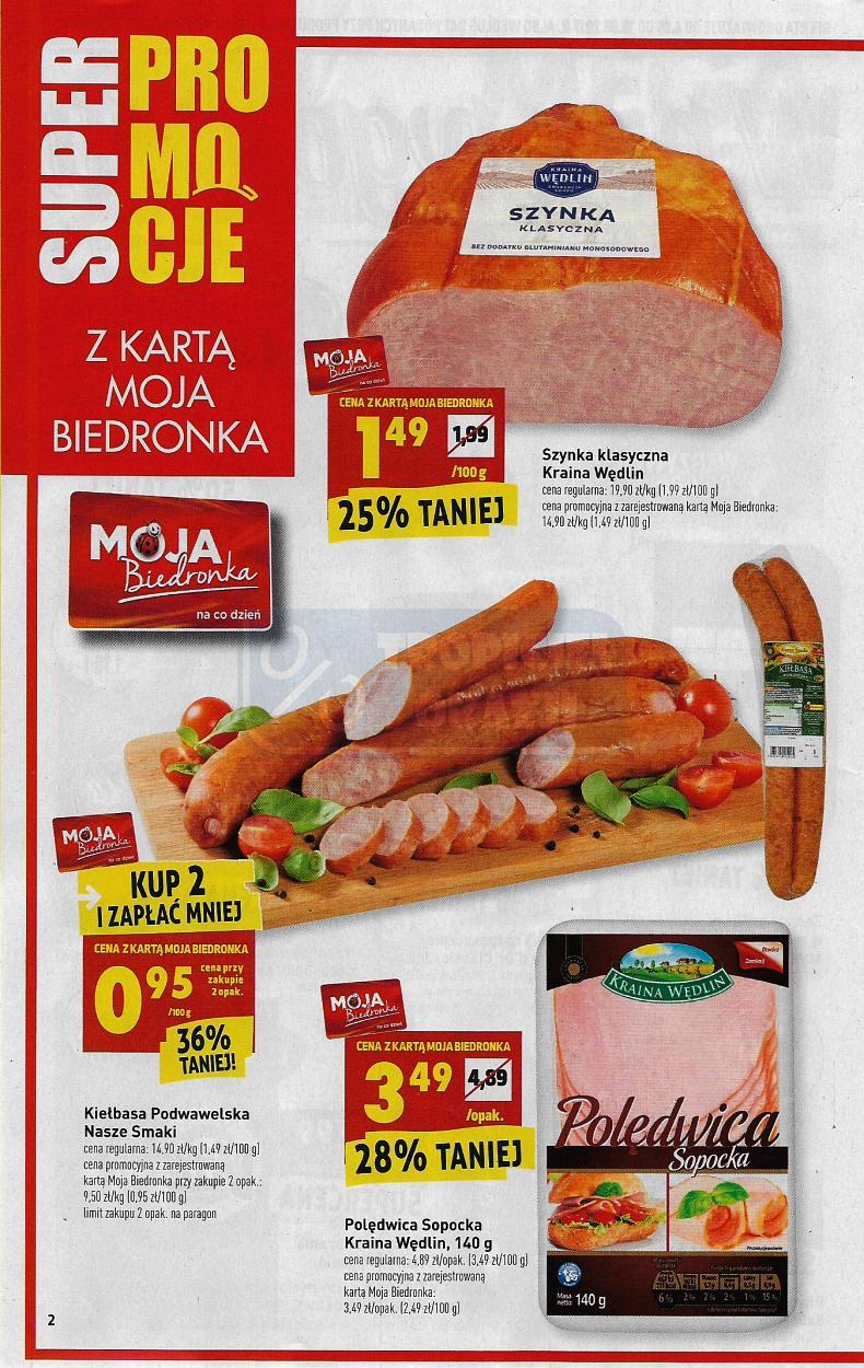 Gazetka promocyjna Biedronka str. 2
