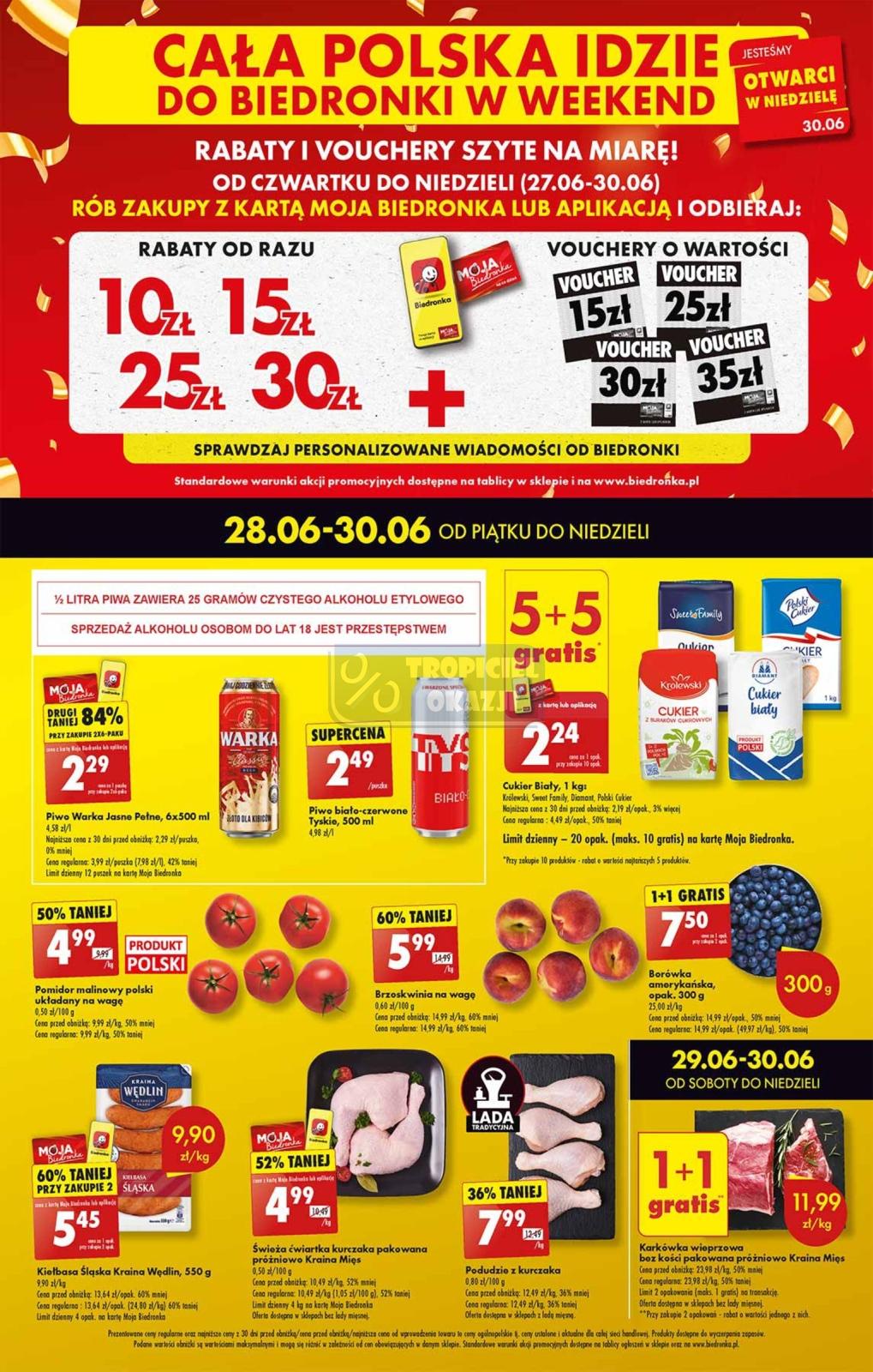 Gazetka promocyjna Biedronka str. 1