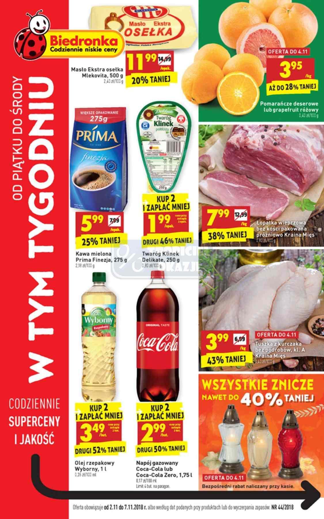 Gazetka promocyjna Biedronka str. 1