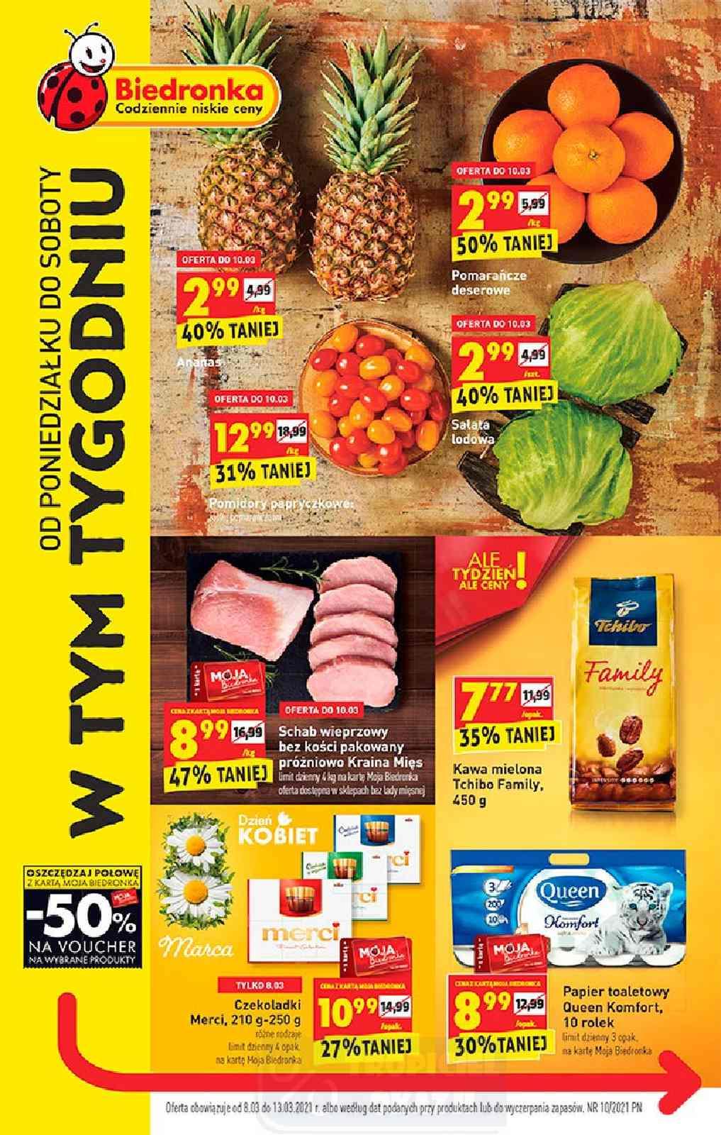 Gazetka promocyjna Biedronka str. 1