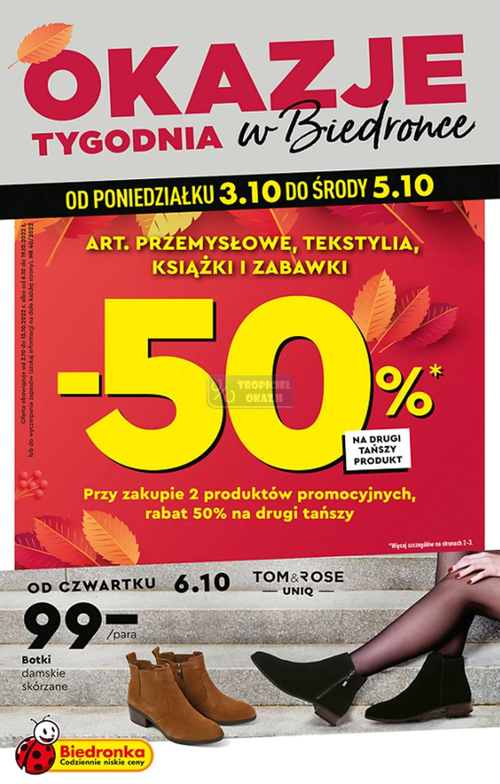 Gazetka promocyjna Biedronka str. 1
