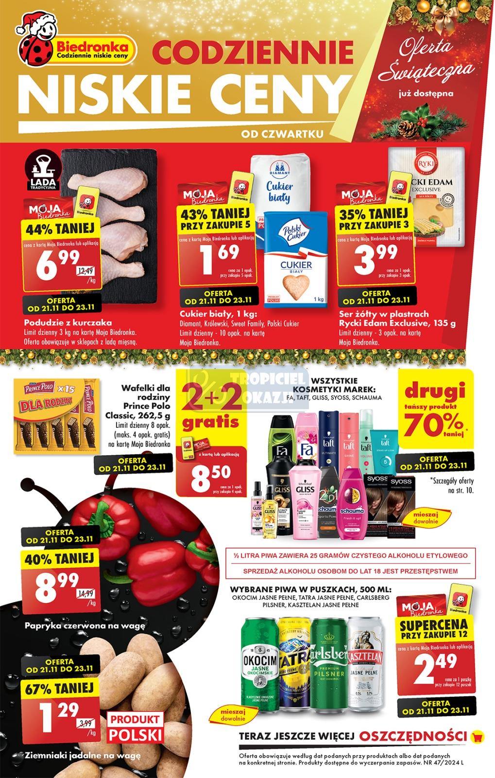 Gazetka promocyjna Biedronka str. 1