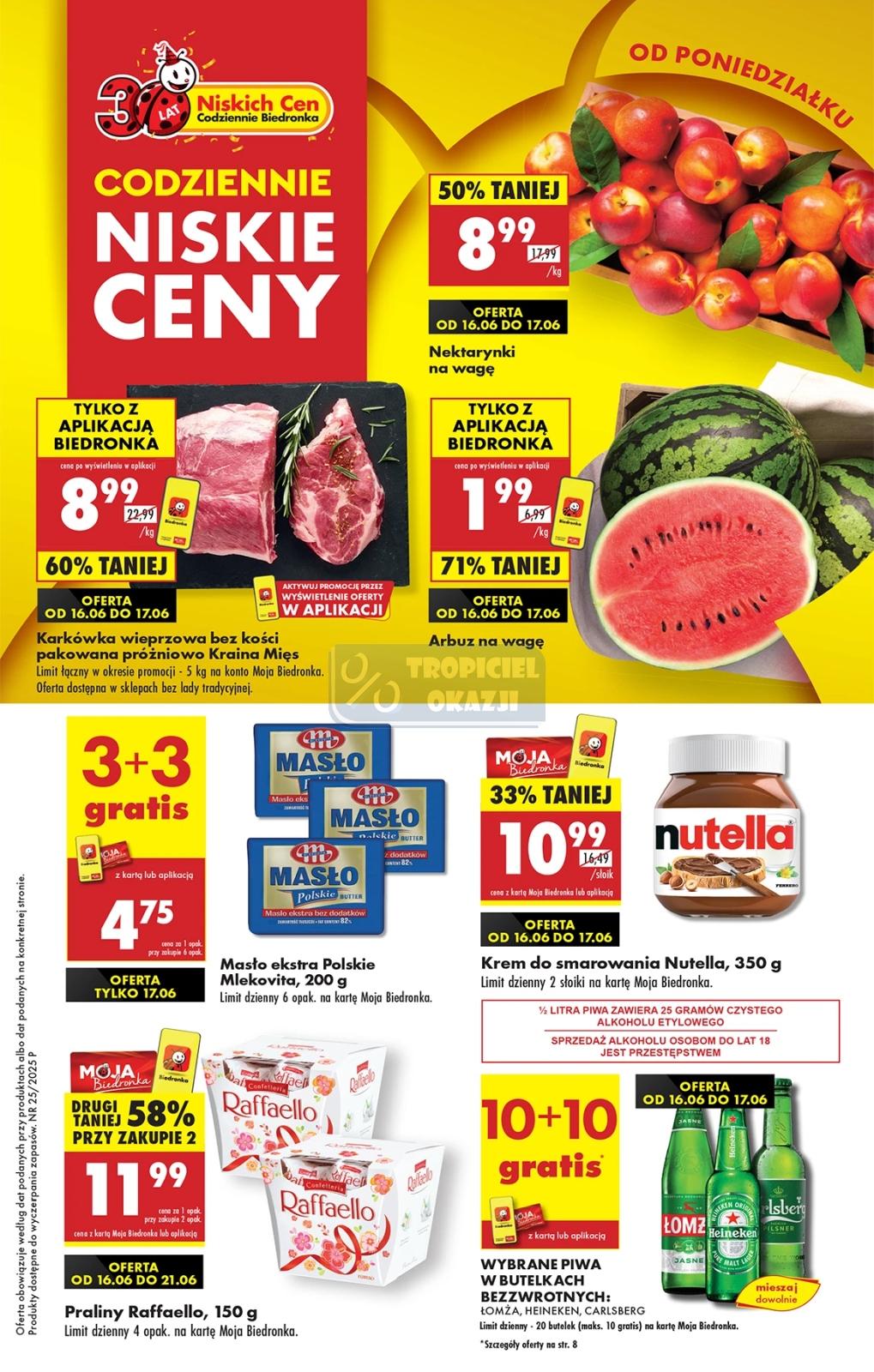 Gazetka promocyjna Biedronka str. 1