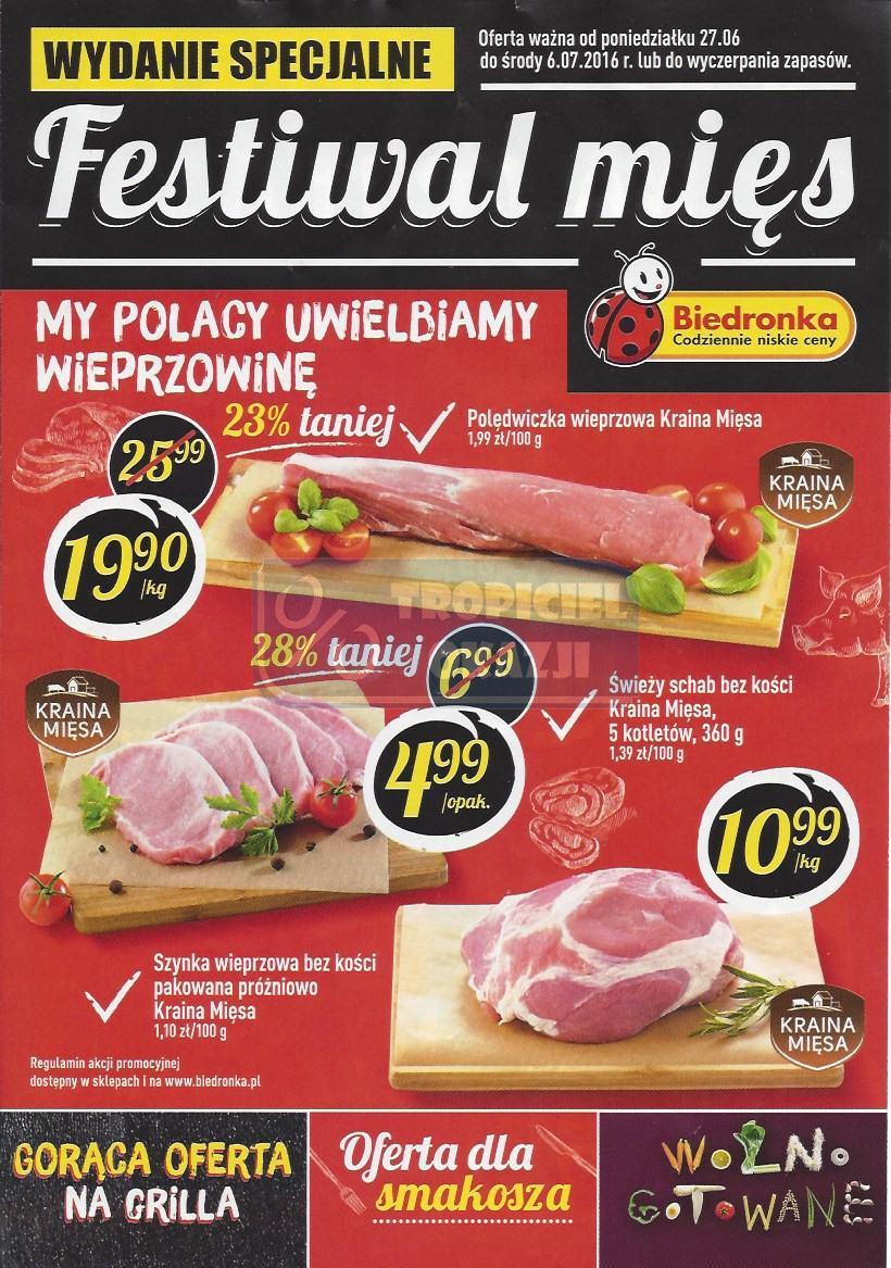 Gazetka promocyjna Biedronka str. 1