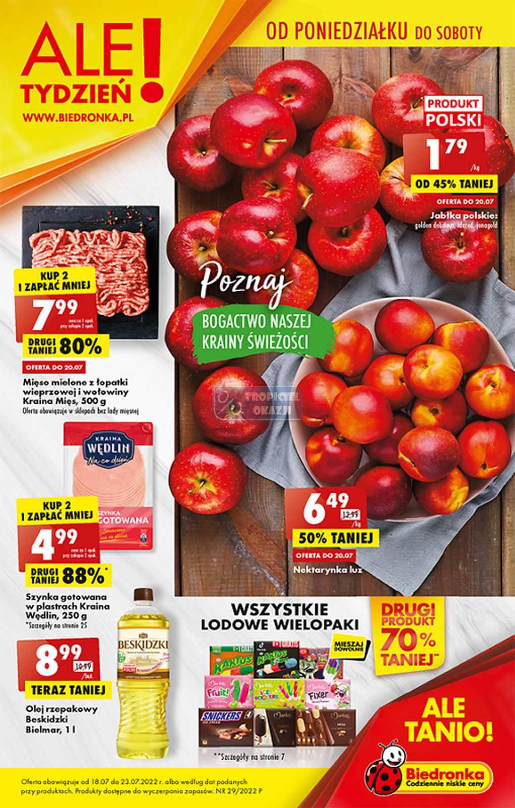 Gazetka promocyjna Biedronka str. 1