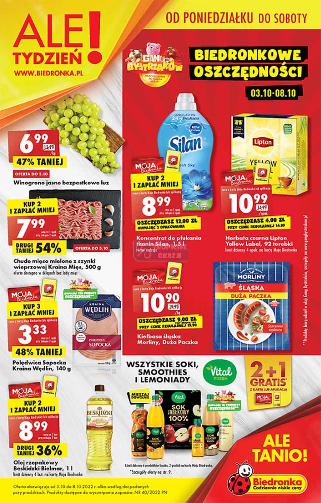 Gazetka promocyjna Biedronka str. 1