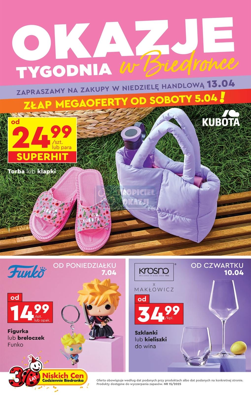 Gazetka promocyjna Biedronka str. 1
