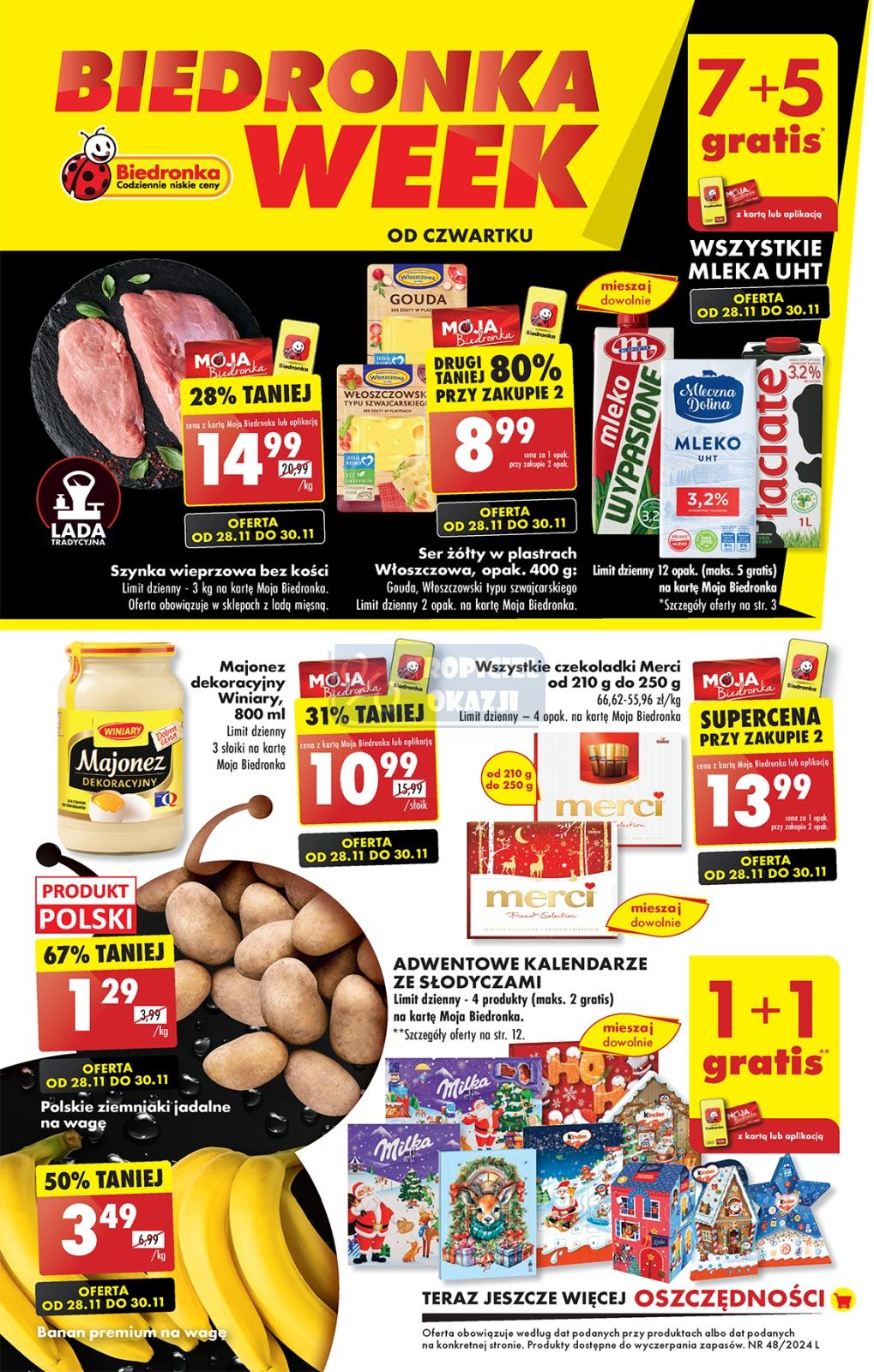 Gazetka promocyjna Biedronka str. 1