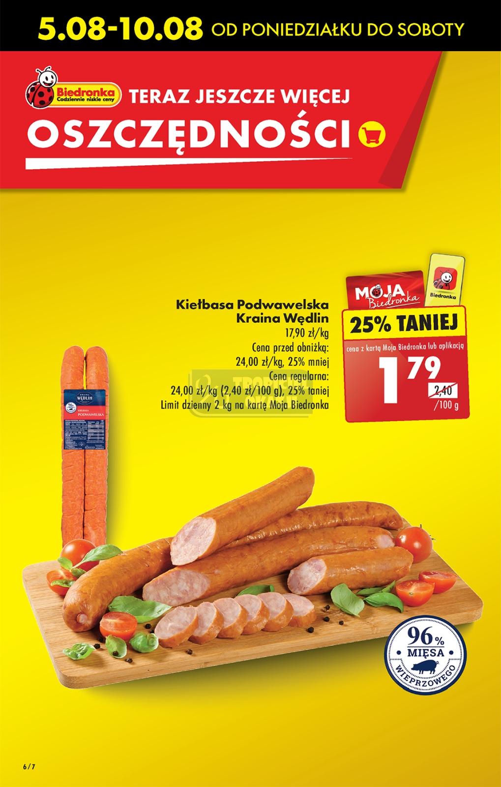 Gazetka promocyjna Biedronka str. 6