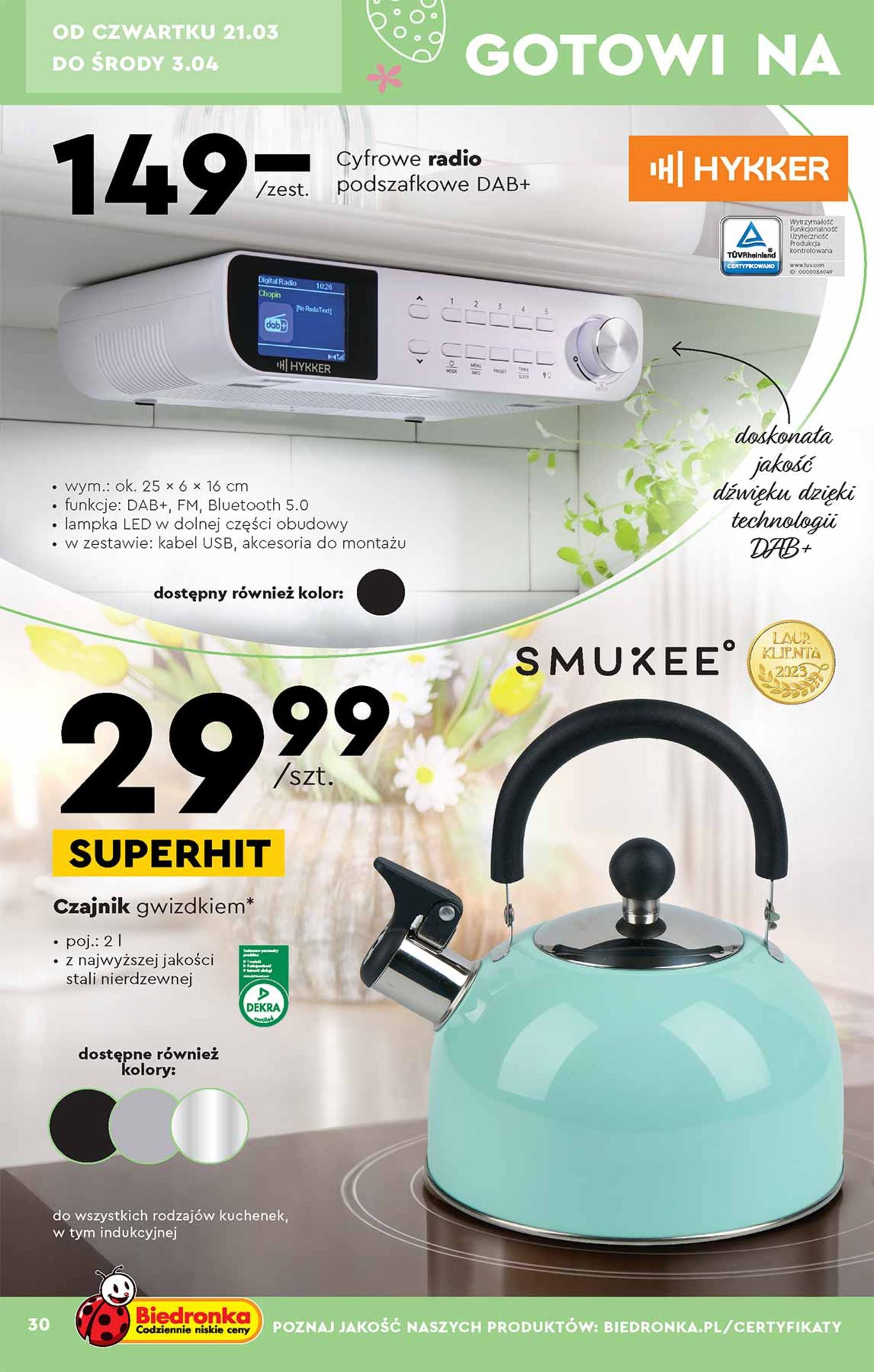 Gazetka promocyjna Biedronka str. 30