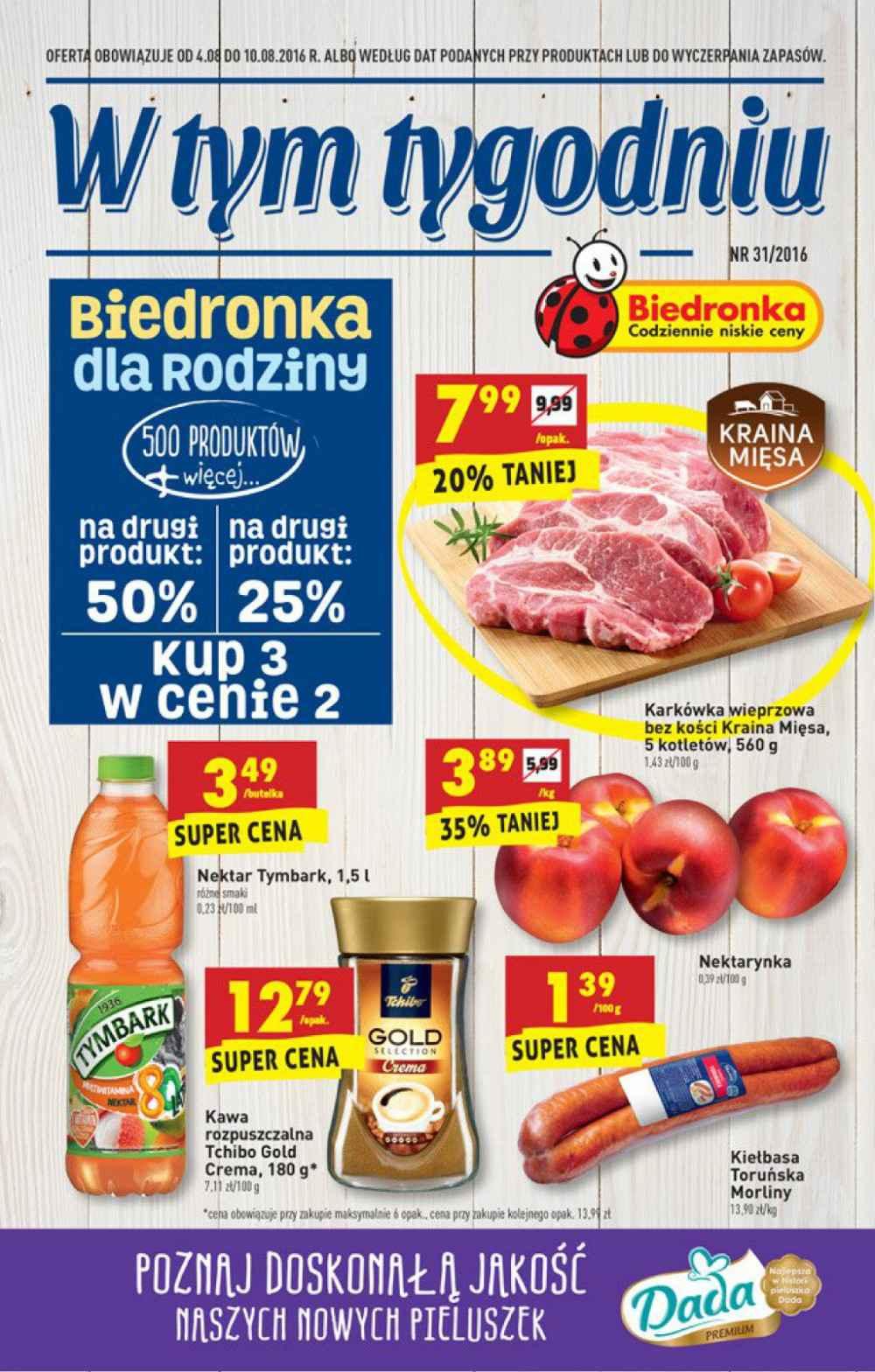 Gazetka promocyjna Biedronka str. 1