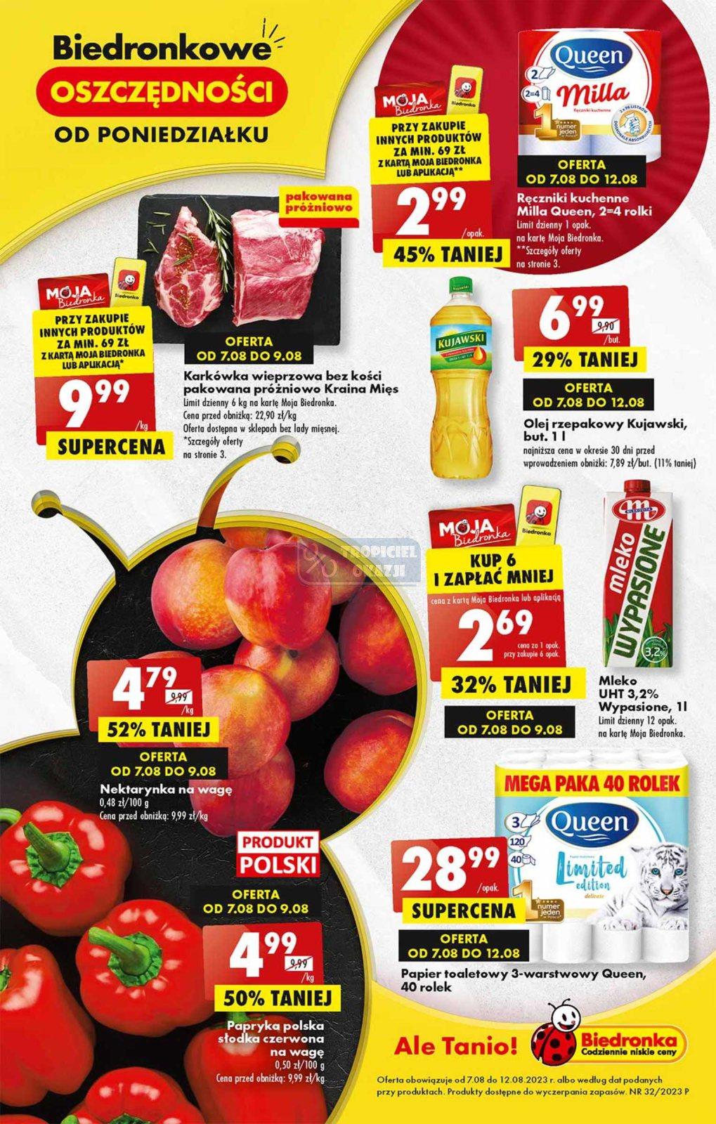 Gazetka promocyjna Biedronka str. 1