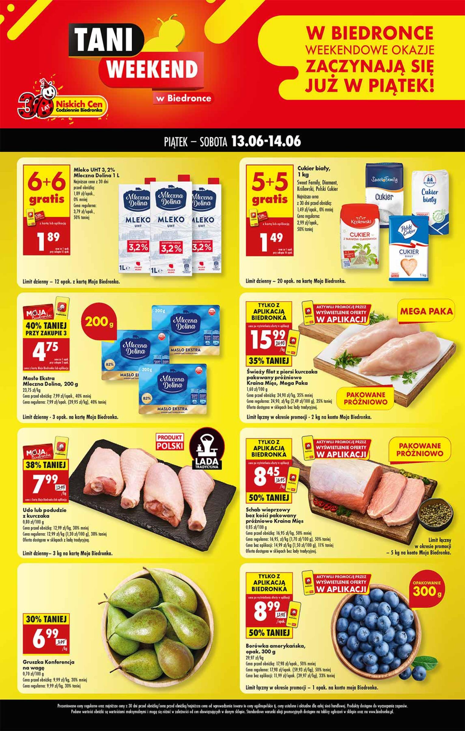 Gazetka promocyjna Biedronka str. 1